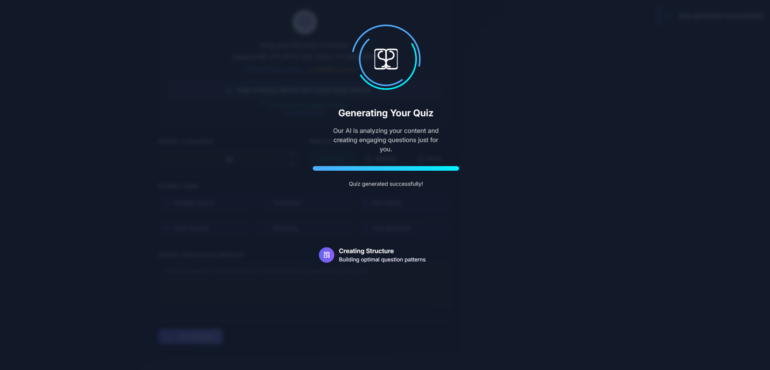 Content analysis visualization