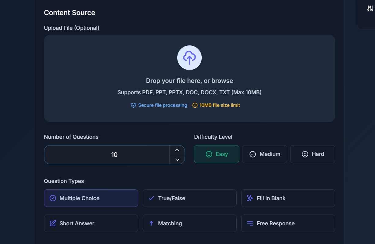 Multi-format document support
